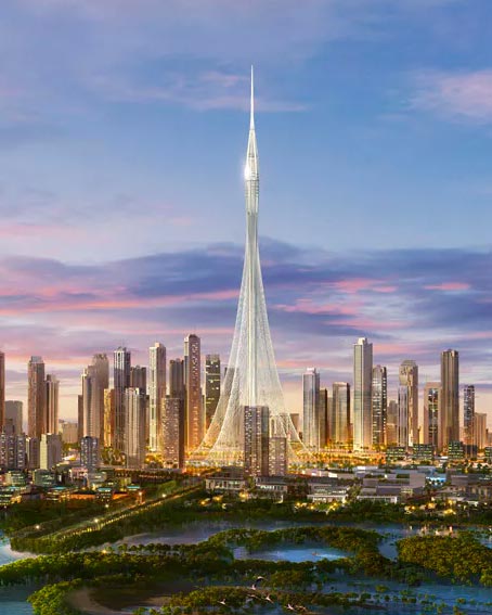 Image of Dubai Creek Tower in Dubai